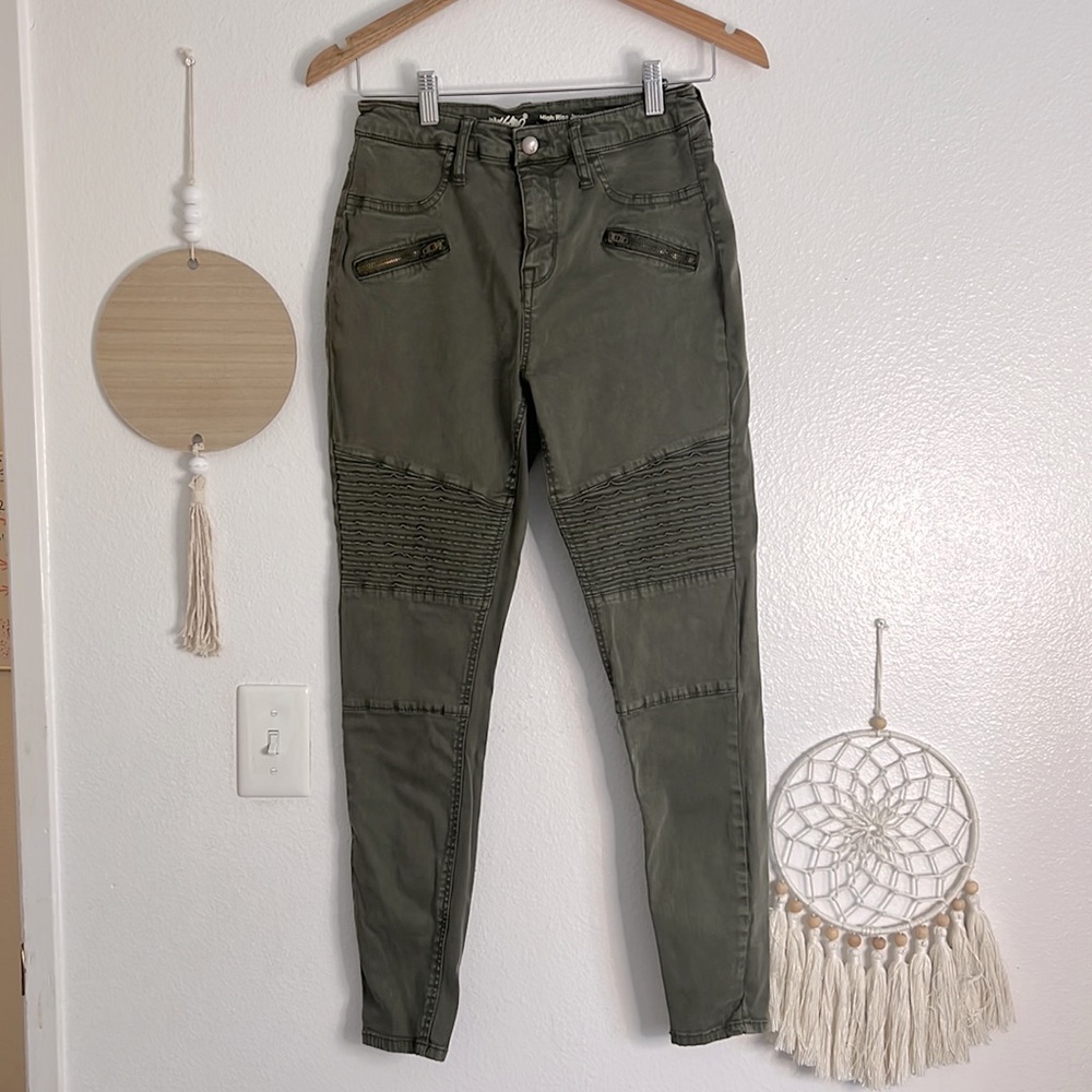 High rise jeggings